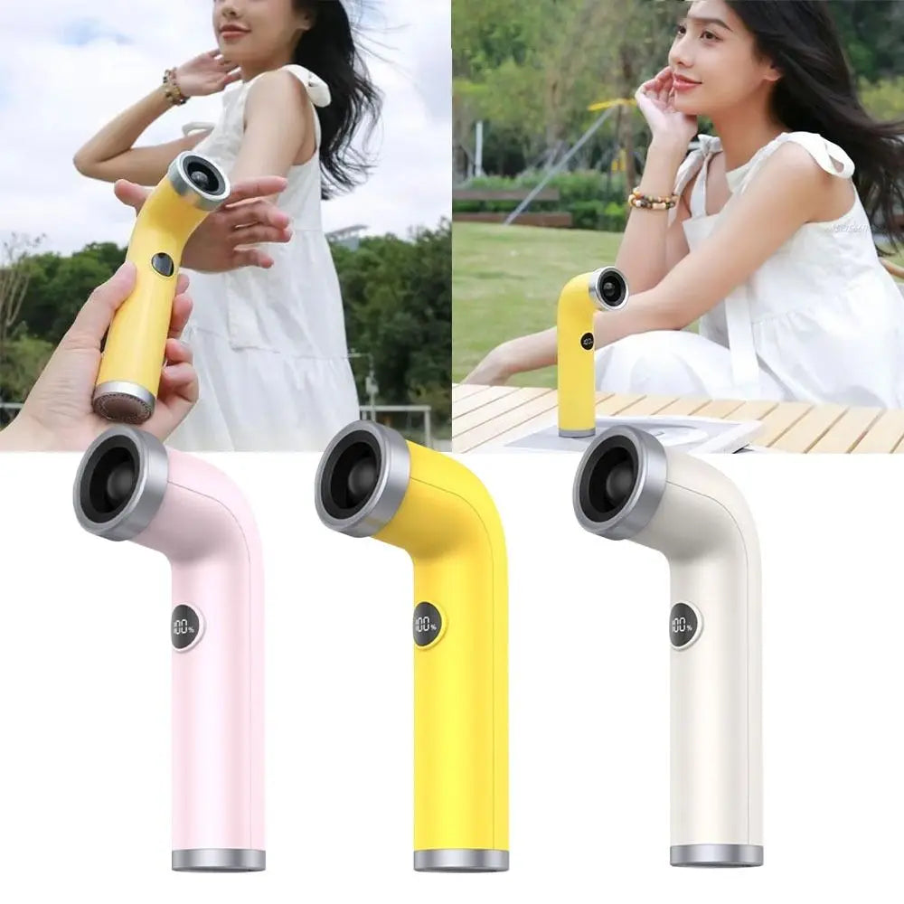 Bladeless Handheld Fan | 3000mAh USB-C, Curved, Digital Screen Handheld Bladeless Fan Axl