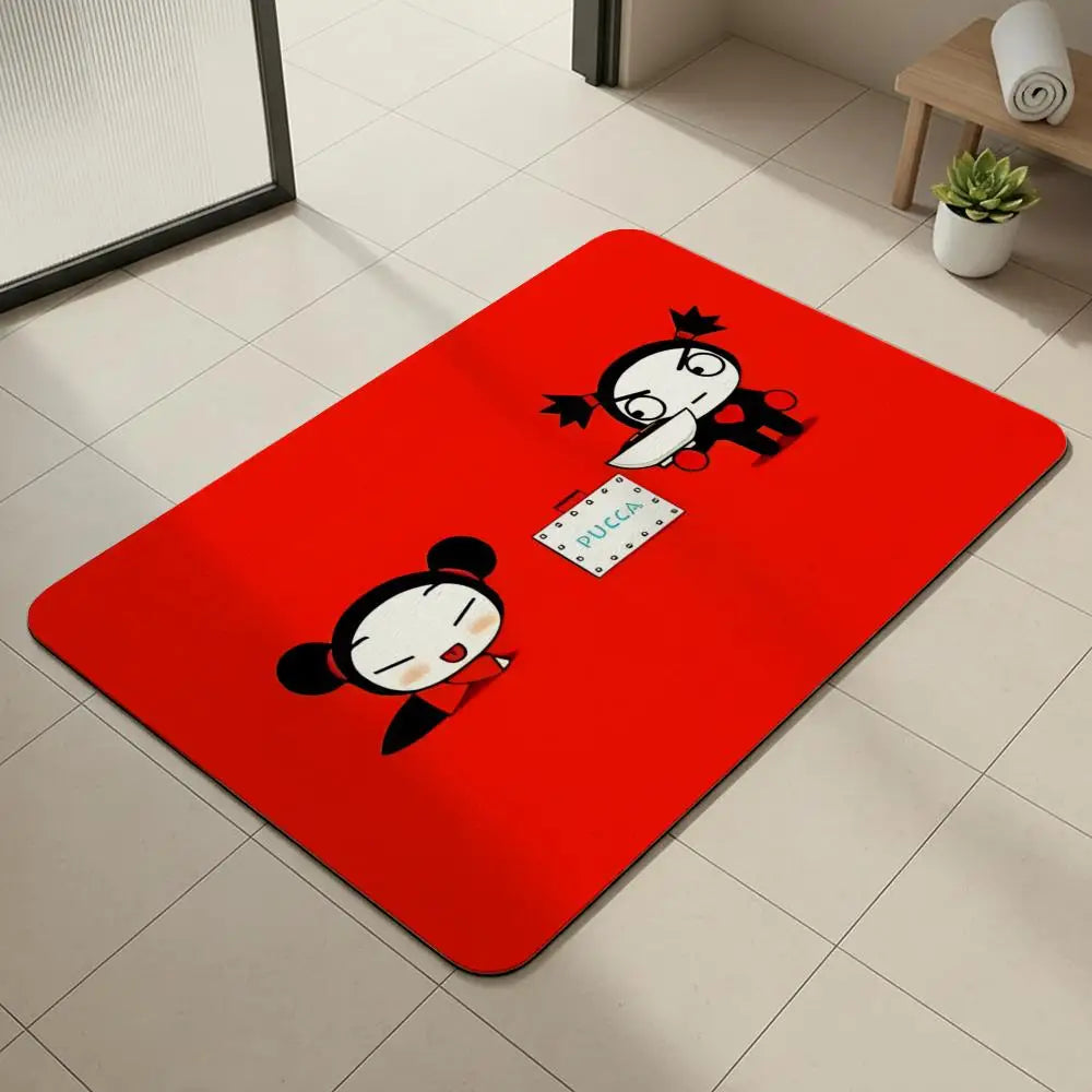 Pucca Diatomite Bath Mat – Quick Dry, Non-Slip & Absorbent Diatomite Bath Mat Axl White3 40x60cm
