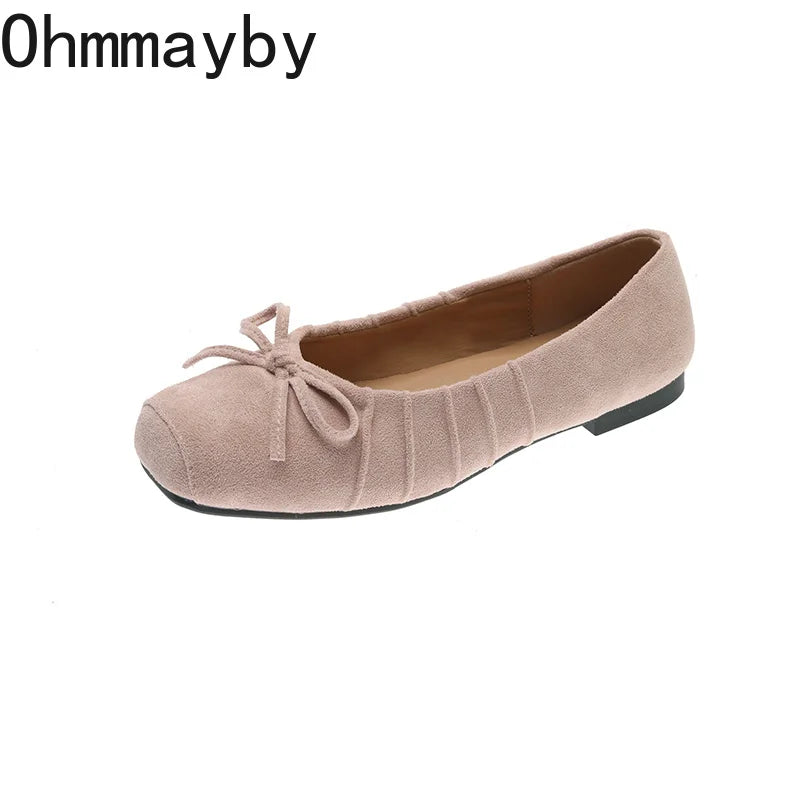 Women's Mary Jane Ballet Flats – Slip-On Square Toe Shoes Ballet Flats Axl