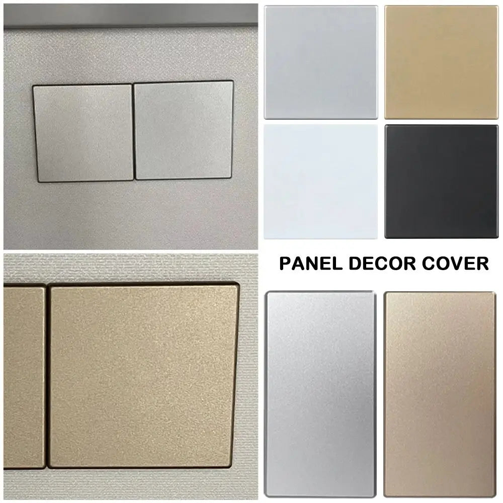 86 Type Self-Adhesive Blank Switch Socket Cover Plate Panel Wall Cover Plate Axl