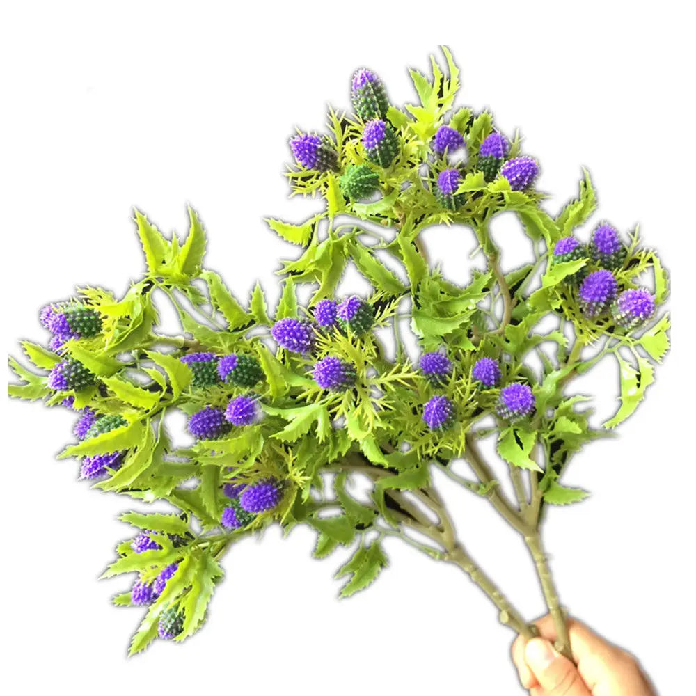 Artificial Berry Branch 3-Fork Stem – Wedding Floral Décor Artificial Floral Stem Axl
