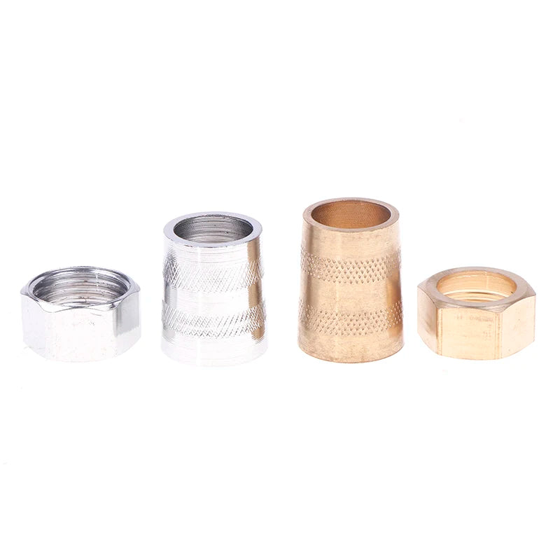 Shower Hose Nut Connector – Zinc Alloy Water Inlet Pipe Cap Shower Hose Connector Axl