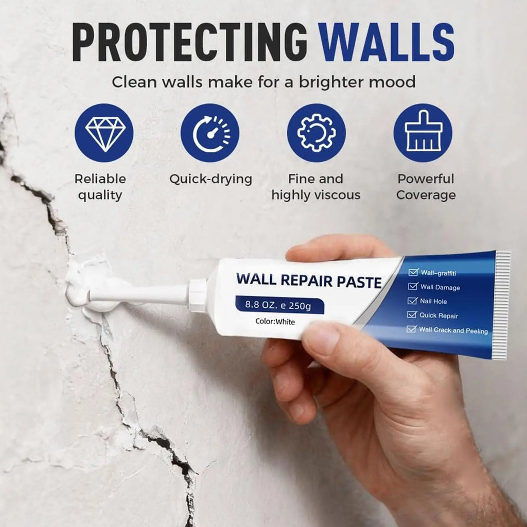 Drywall Repair Kit – Quick-Dry Wall Crack & Hole Filling Putty Wall Repair Kit Axl