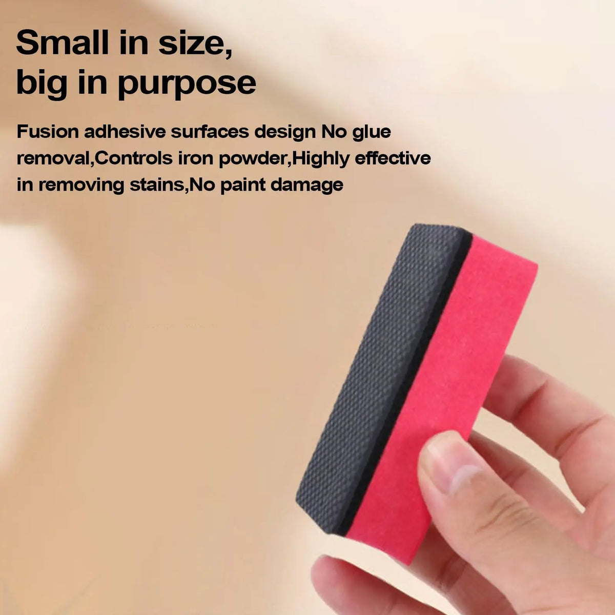 Magic Clay Bar Sponge Pad – Car Wash Contaminant Remover Car Detailing Pad Axl