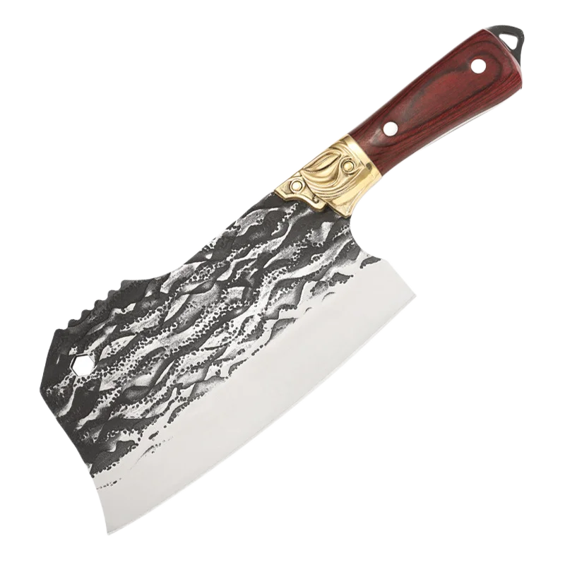 4-Piece Handmade Butcher Knife Set | High-Carbon Steel Kitchen Knives Butcher Knife Set Axl Bone-cutting knife China Mainland