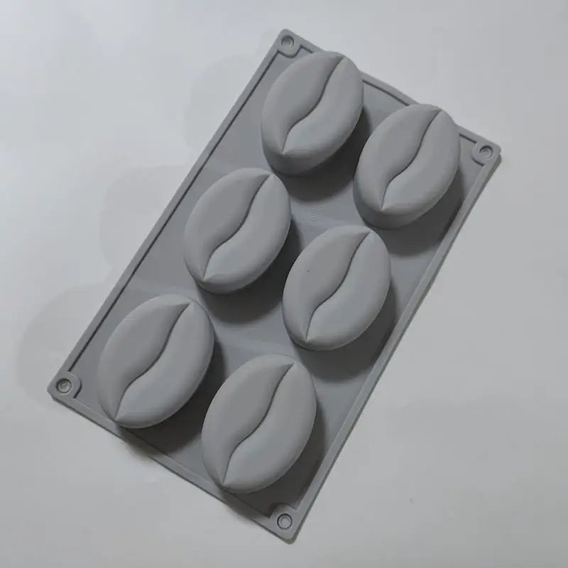 Coffee Bean Silicone Mold – 6 & 28 Cavity Mousse Cake Baking Silicone Baking Mold Axl