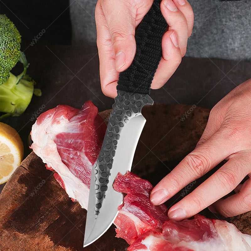 Handmade Forged Kitchen Knife – Chef, Boning & Slicing Set Kitchen Knife Set Axl