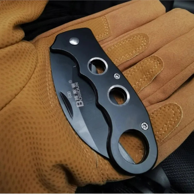 Eagle Claw Wolf Folding Knife – Curved Camping Survival Pocket Folding Pocket Knife Axl