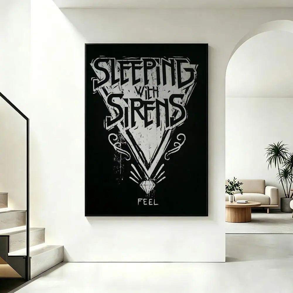 Sleeping with Sirens Band Poster – HD Wall Art Decor Music Band Poster Axl