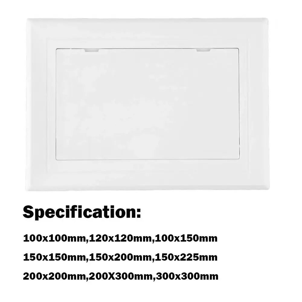 White Hinged Access Hatch Panel – ABS Plastic Wall & Ceiling Access Hatch Panel Axl