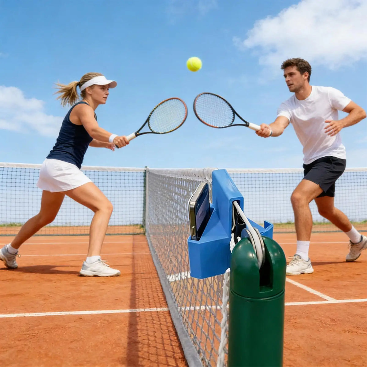 Tennis Fence Phone Mount – Courtside Clip for Live Streaming Phone Fence Mount Axl