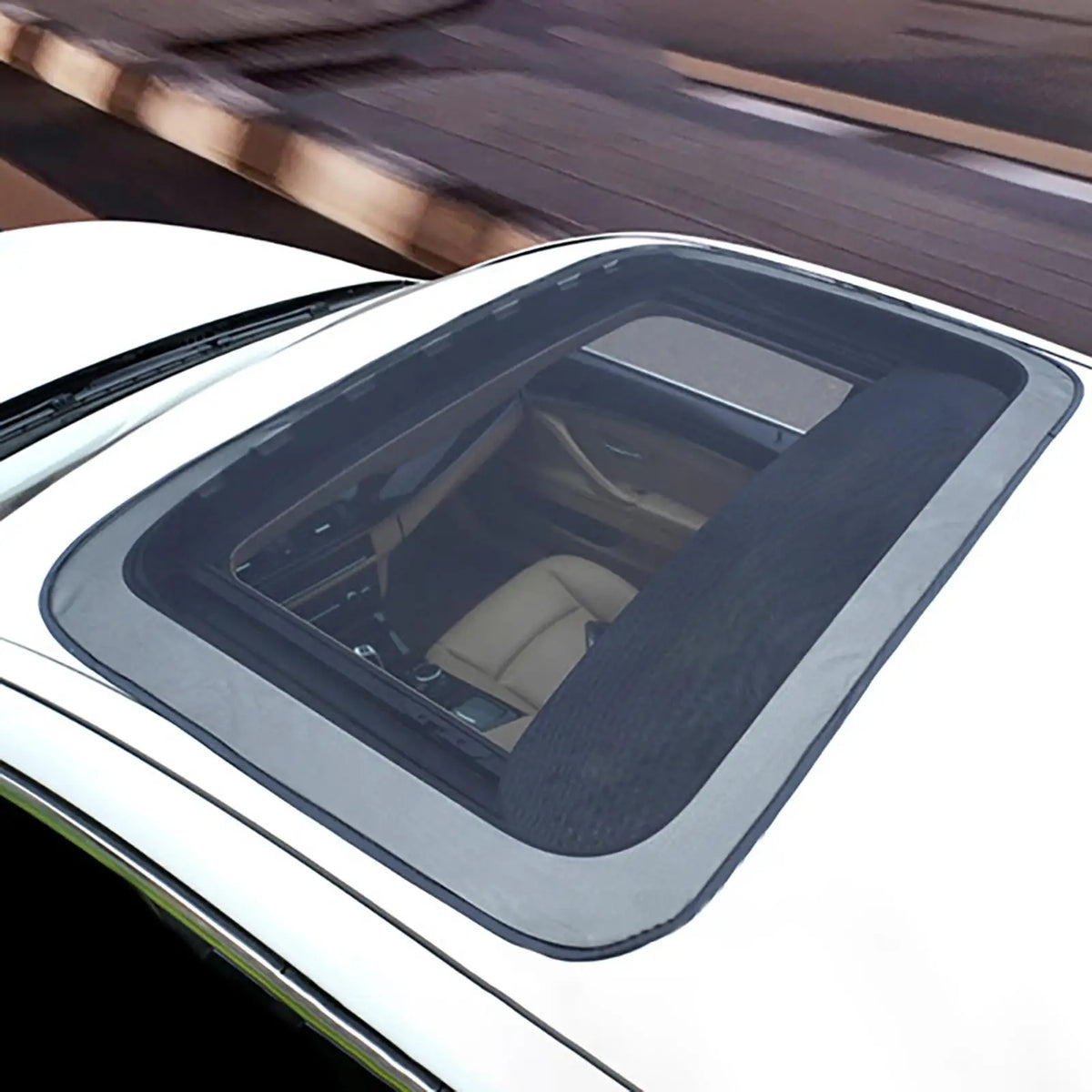 Magnetic Car Sunroof Mesh Screen – Bug & Sun Shade for SUVs Car Sunroof Screen Axl