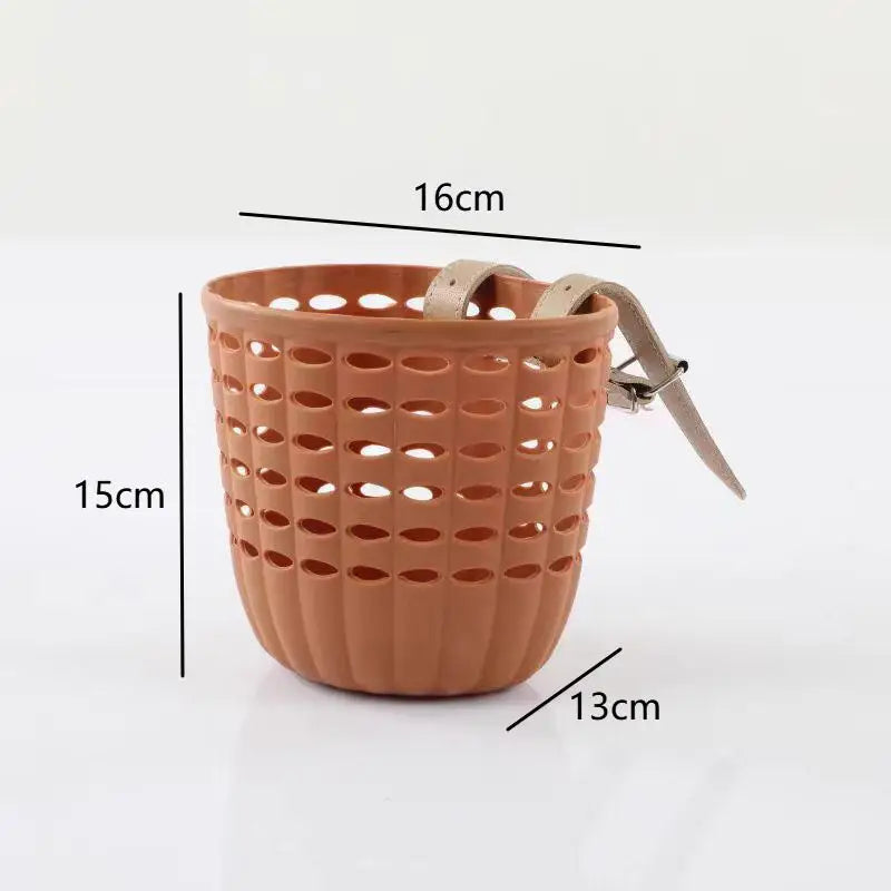 Bike Front Handlebar Basket – Quick-Release Straps | Bicycle Bicycle Handlebar Basket Axl