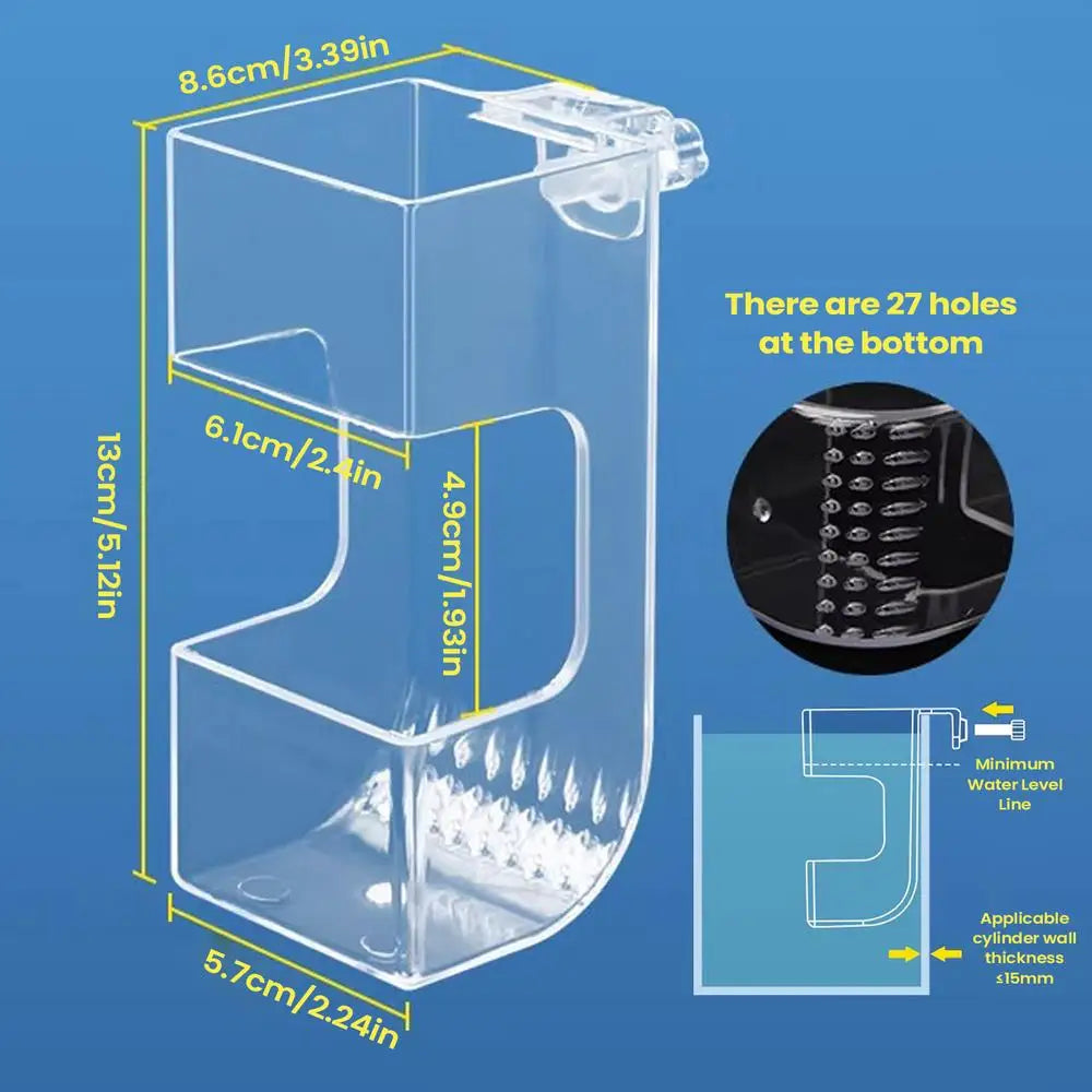 Aquarium Floating Feeding Ring – Fish Tank Food Tray Feeder Aquarium Fish Feeder Axl 1pcs