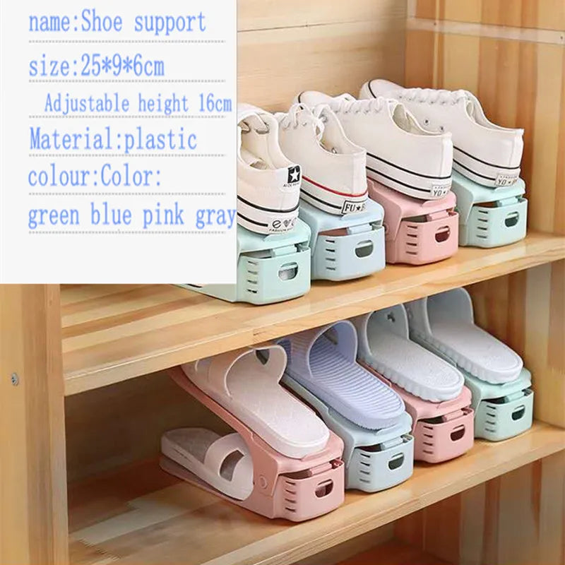 Adjustable Shoe Rack Organizer – Space-Saving Closet Stand Shoe Rack Organizer Axl