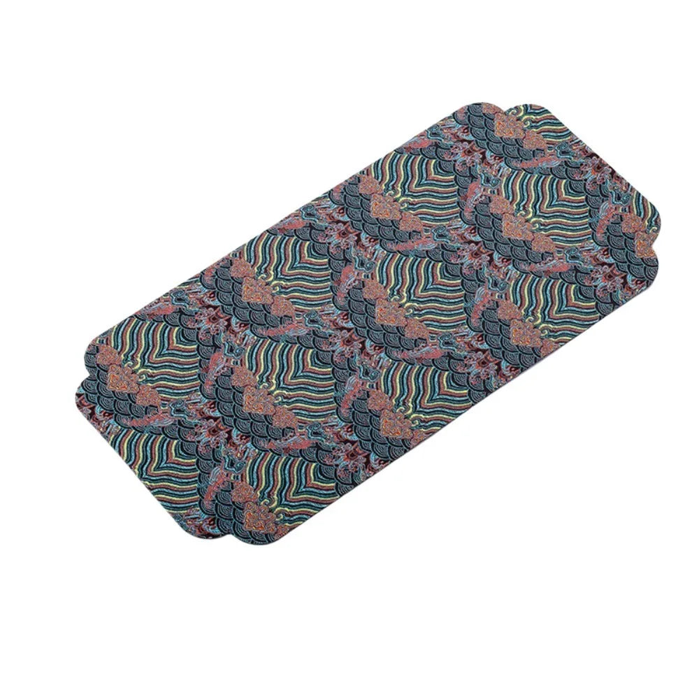 Double-Sided Brocade Tea Mat – Chinese Zen Coaster & Decor Tea Table Mat Axl 01 48-24cm