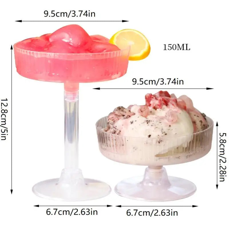 10-Pc Detachable Plastic Champagne Flutes – BPA-Free Party Set Champagne Flutes Set Axl
