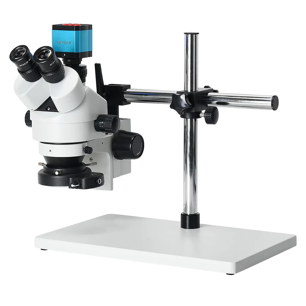Dual Lens 7–45X Zoom Stereo Microscope | PCB & Electronics Stereo Zoom Microscope Axl