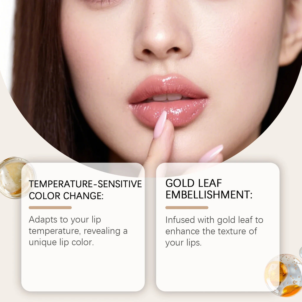 PH Reactive Color Changing Lipstick – Gold Flecks Lip Balm PH Reactive Lip Balm Axl