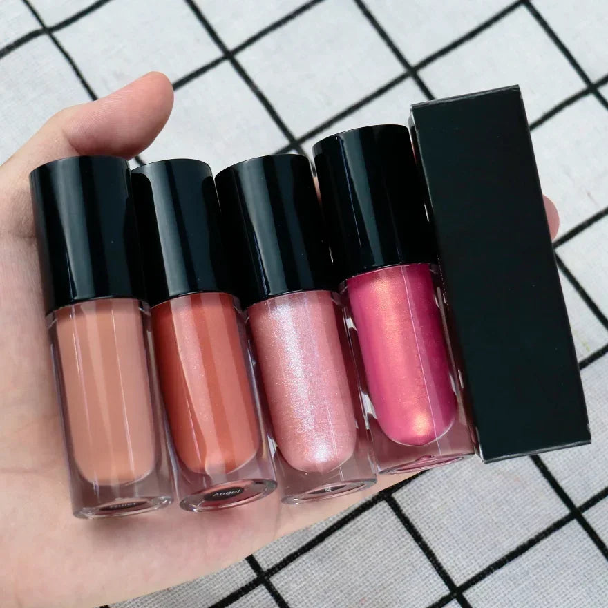 Nude Lip Gloss Big Brush Private Label Wholesale – 147+ Shades Lip Gloss Axl