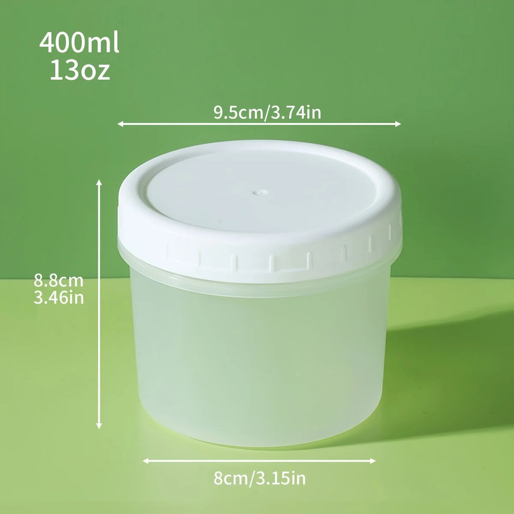Yogurt Pudding Jars with Lids – 5-Pack 160ml/400ml Food Jars Food Storage Jars Axl