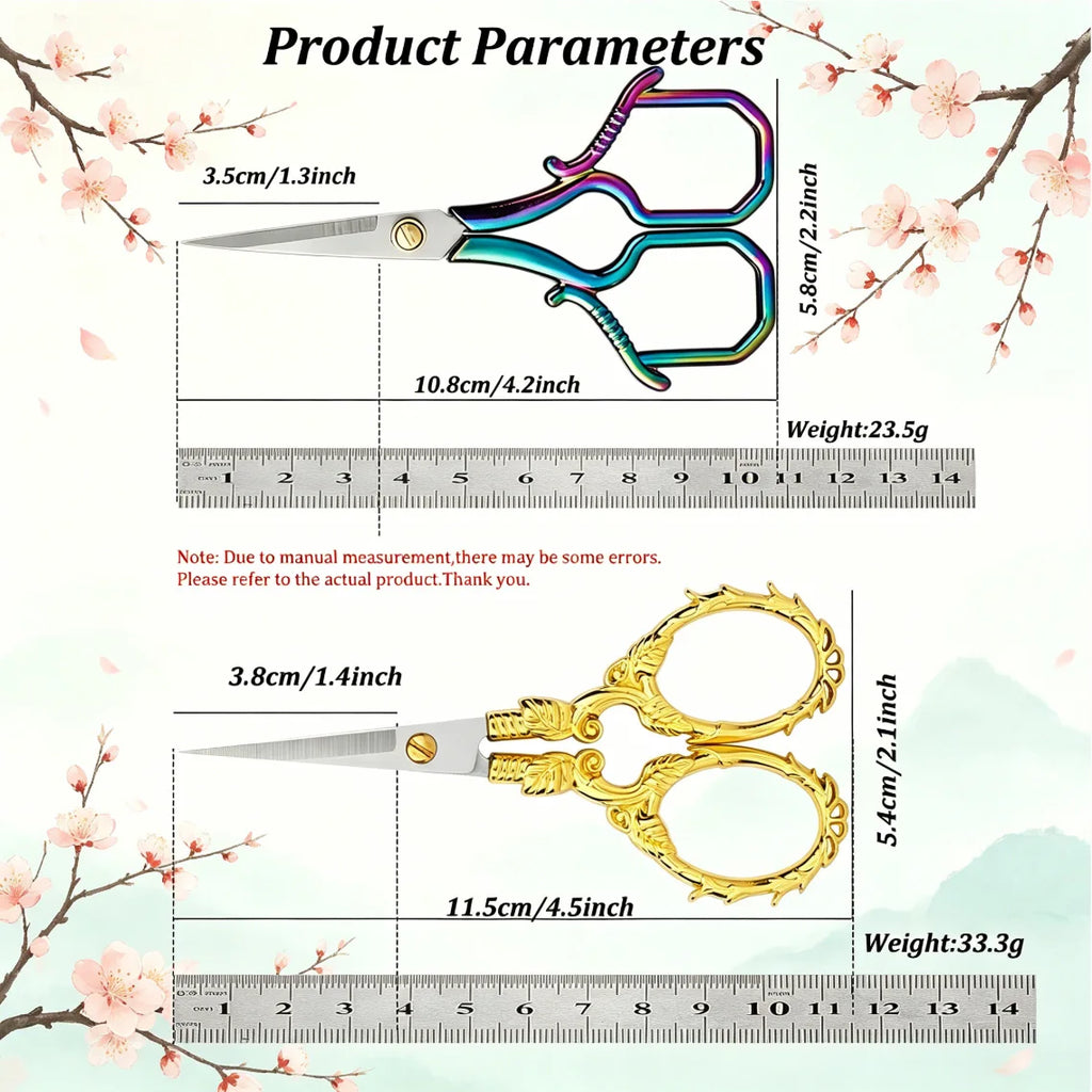 Stainless Steel Embroidery & Tailor Scissors | Sewing DIY Tool Sewing Scissors Axl