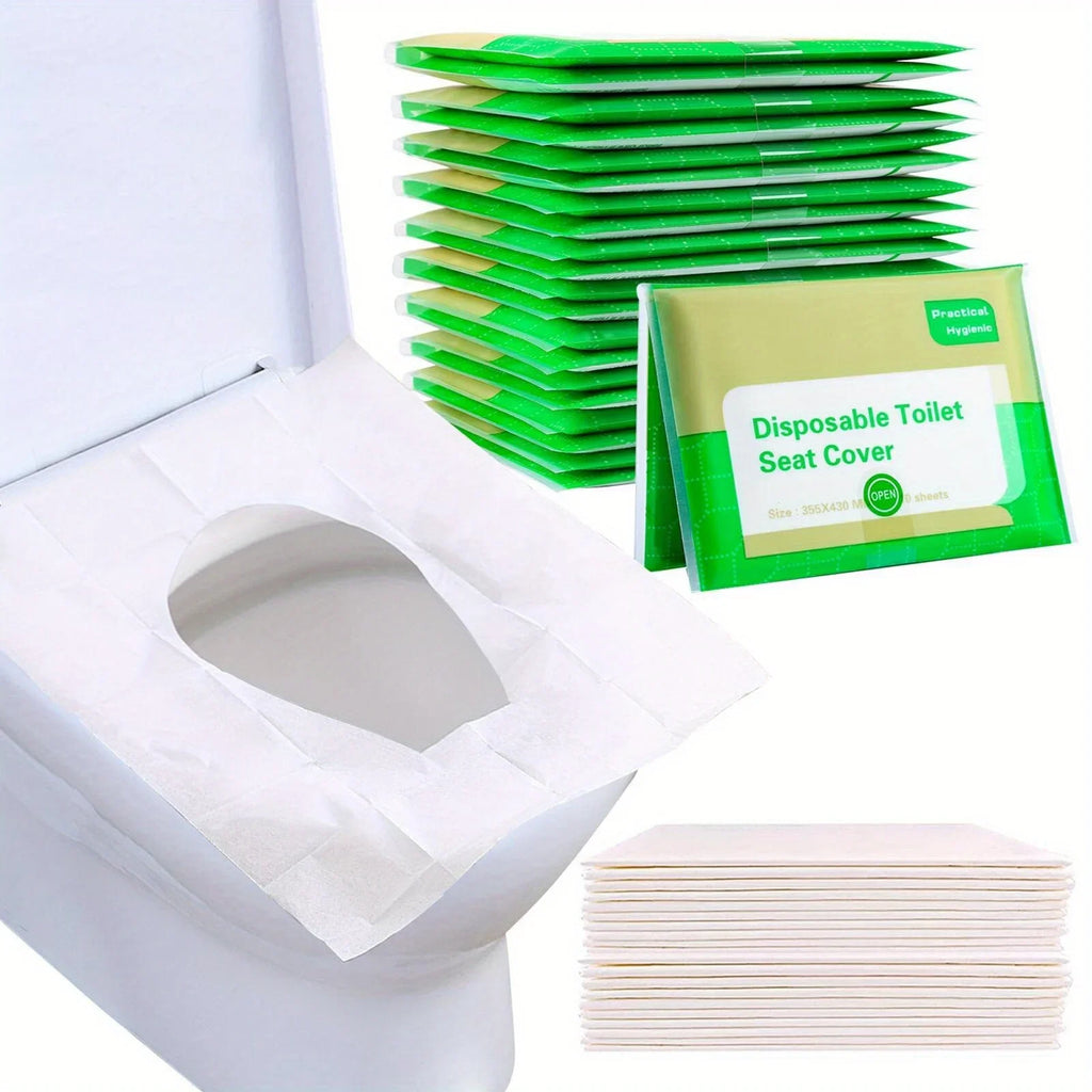 Disposable Toilet Seat Covers 10-Pack | Flushable Travel Toilet Seat Covers Axl