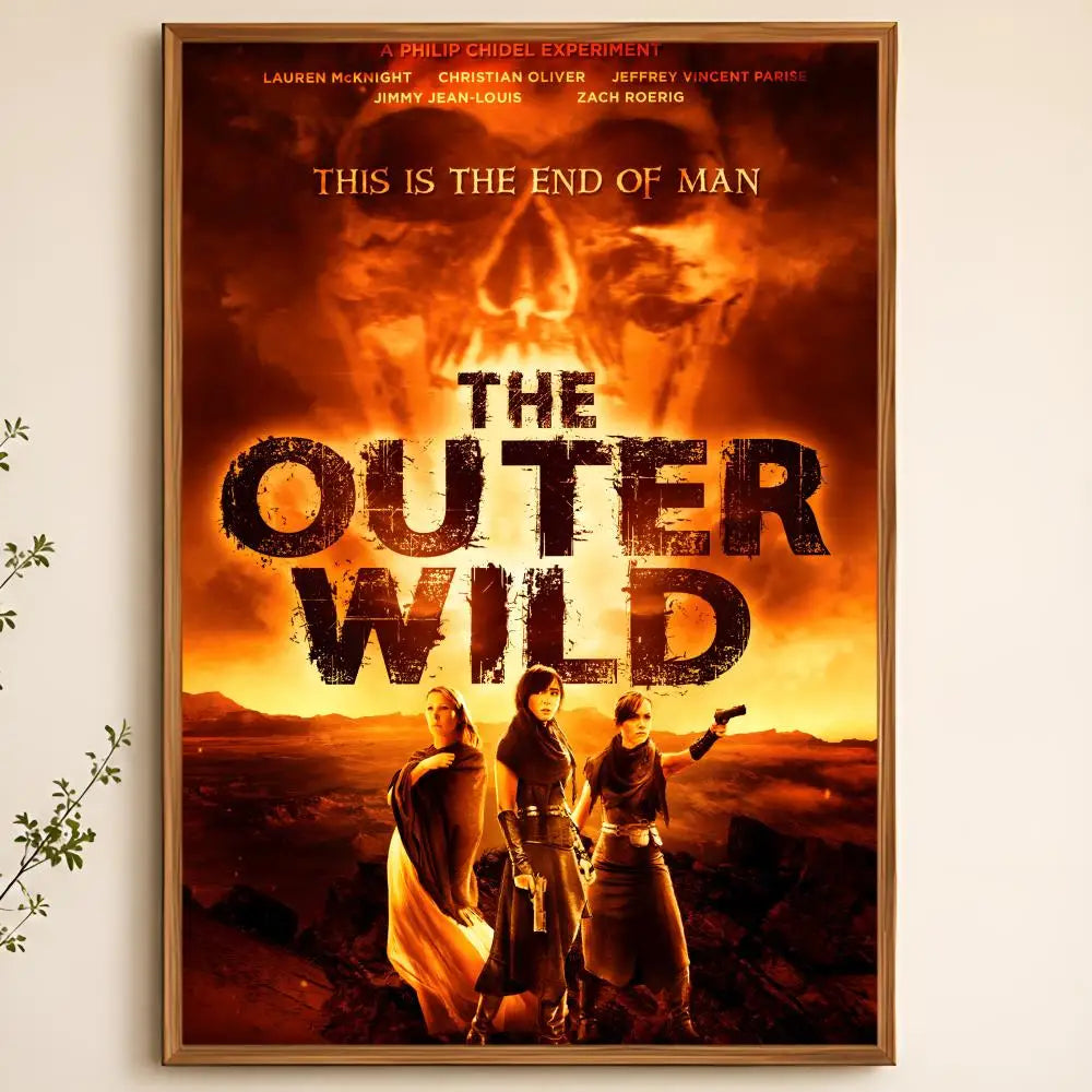 Outer Wilds PVC Wall Poster – Peel & Stick HD Game Art Wall Art Poster Axl White15 40X50cmNoframe