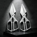 7-in-1 Kitchen Scissors – Bone Cutter, Fish Scraper & Opener Kitchen Scissors Axl 2pcs B