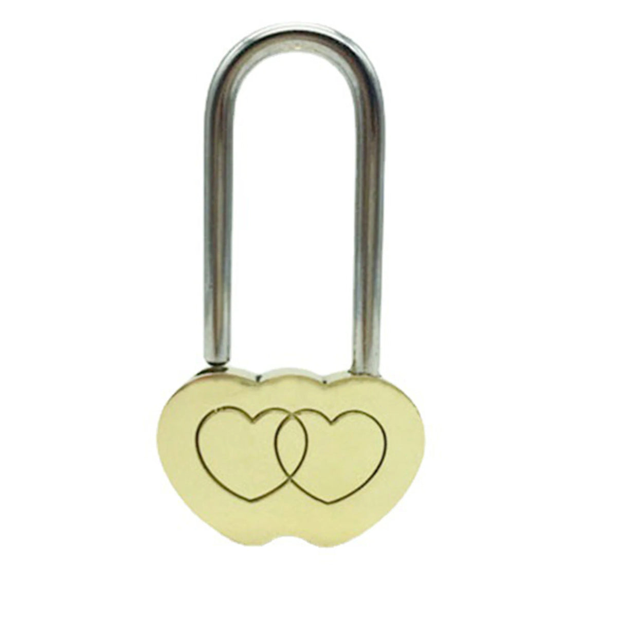 Engraved Double Heart Love Lock – Romantic Wishing Padlock Love Lock Keepsake Axl