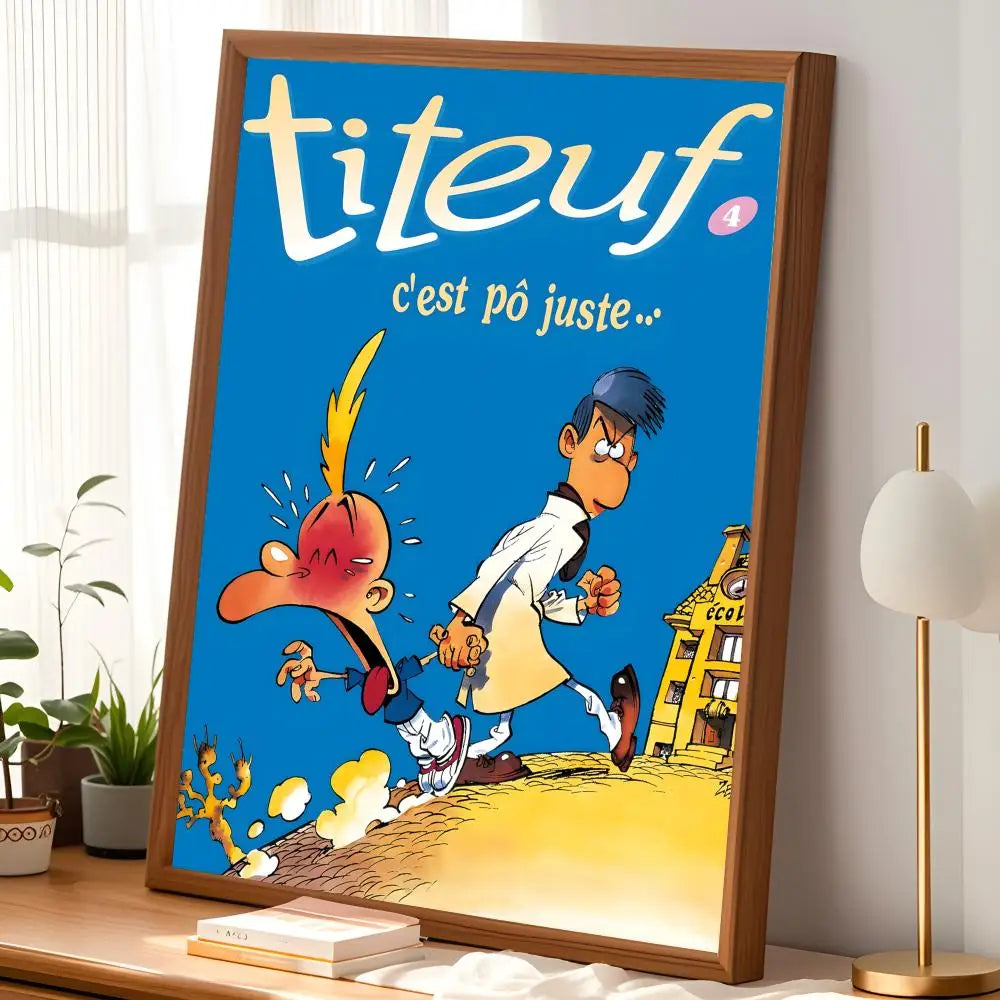 Titeuf Animation Wall Poster – Self-Stick HD Waterproof Art Wall Art Poster Axl