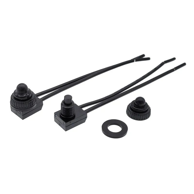 2-Pack IP67 Waterproof Push Button Switch KP107S NC NO Push Button Switch Axl