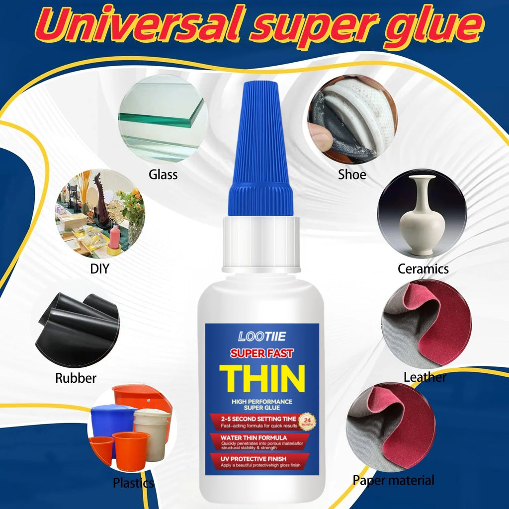 50g Multi-Purpose Super Glue – Clear Instant Bond Adhesive Super Glue Adhesive Axl 1pc