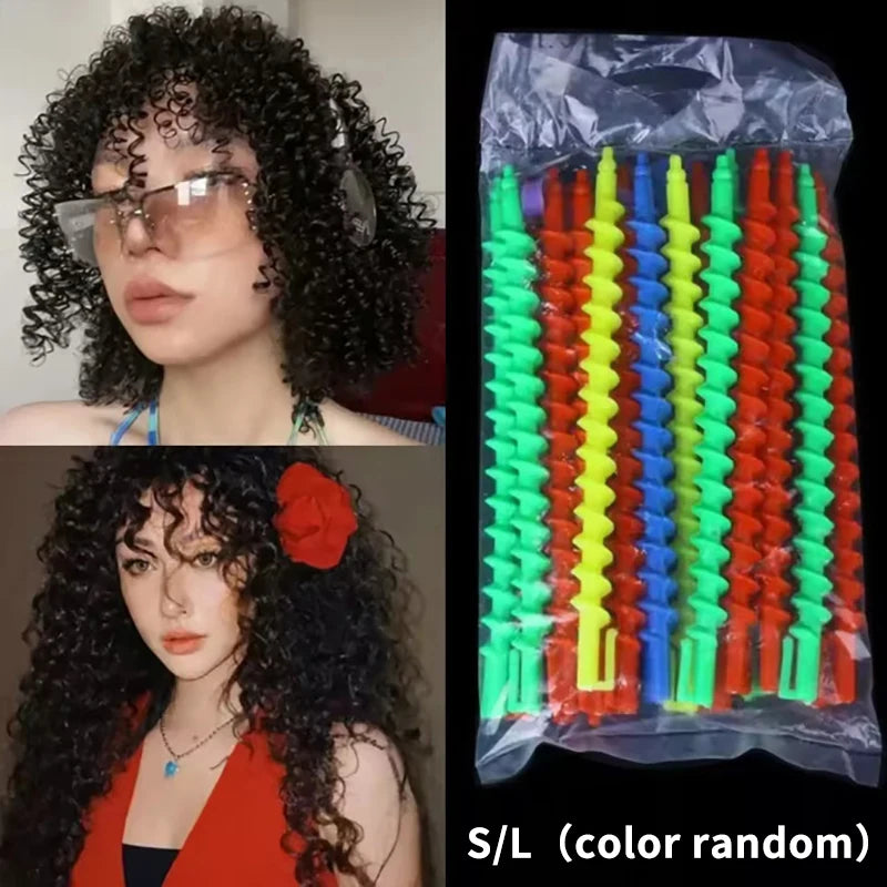 Spiral Perm Rods – Heatless Hair Curlers Set (20–22 Pcs) Hair Perm Rods Axl