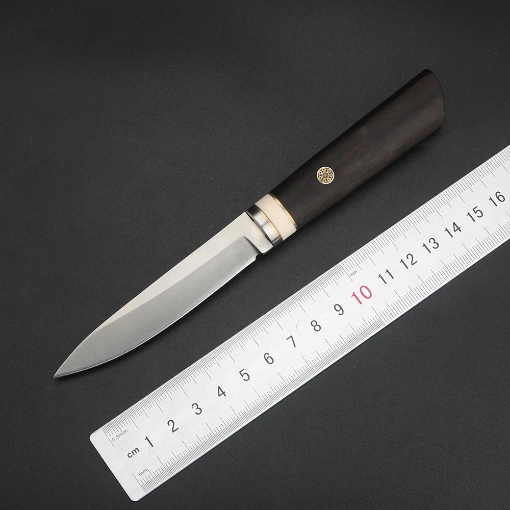 XUAN FENG Folding Pocket Knife – D2 Steel & Sandalwood Handle Folding Pocket Knife Axl
