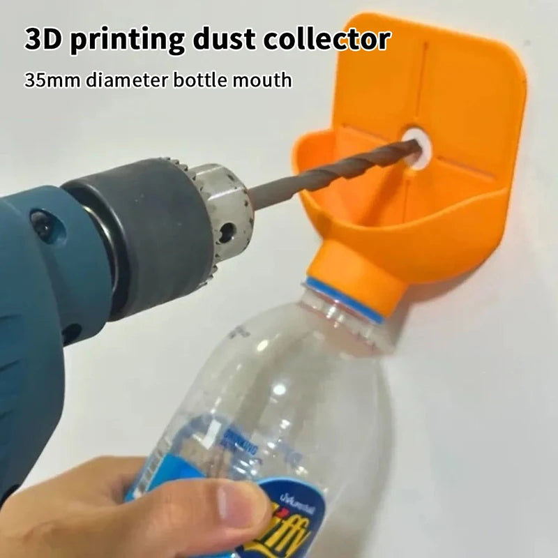 Wall Drill Dust Collector Box – Non-Slip, Large Capacity Drill Dust Collector Axl
