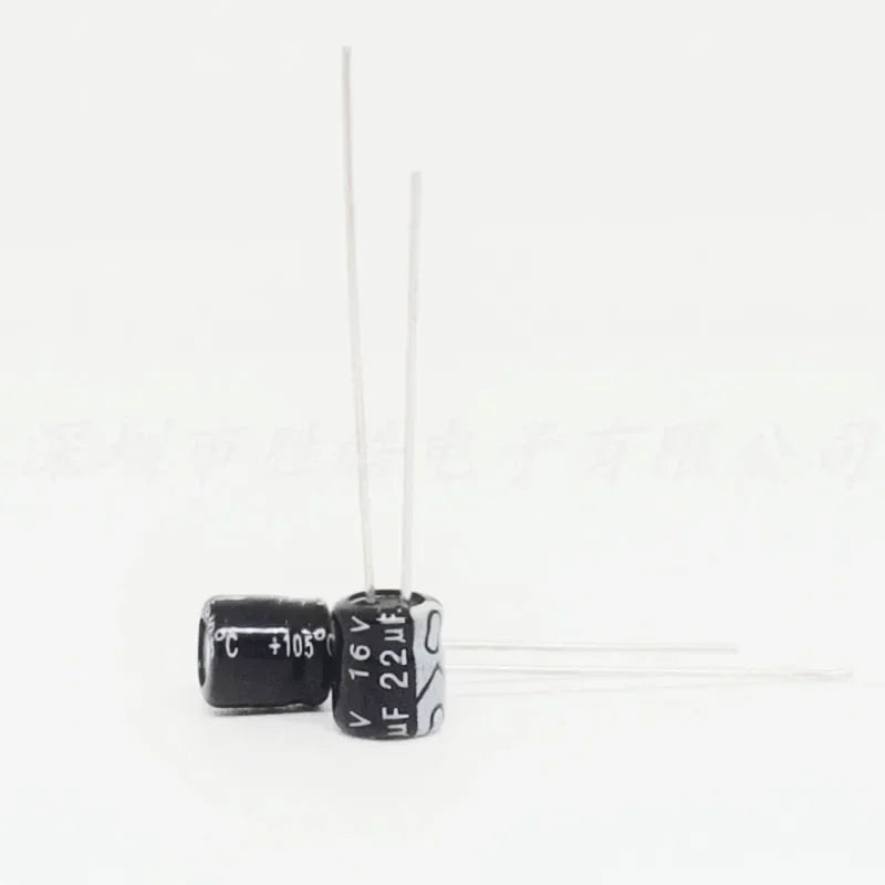 1000 PCS 16V 22µF Electrolytic Capacitors – NioCen 4x7mm THT Electrolytic Capacitor Axl Default Title