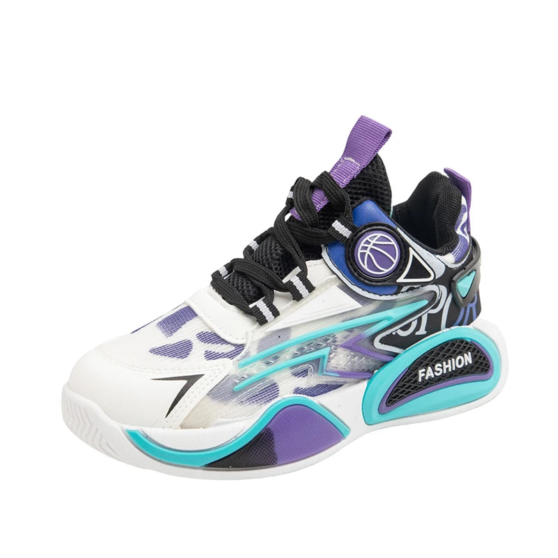 Kids Breathable Mesh Sneakers – Lightweight Boys Sports Shoes Kids Sports Sneakers Axl