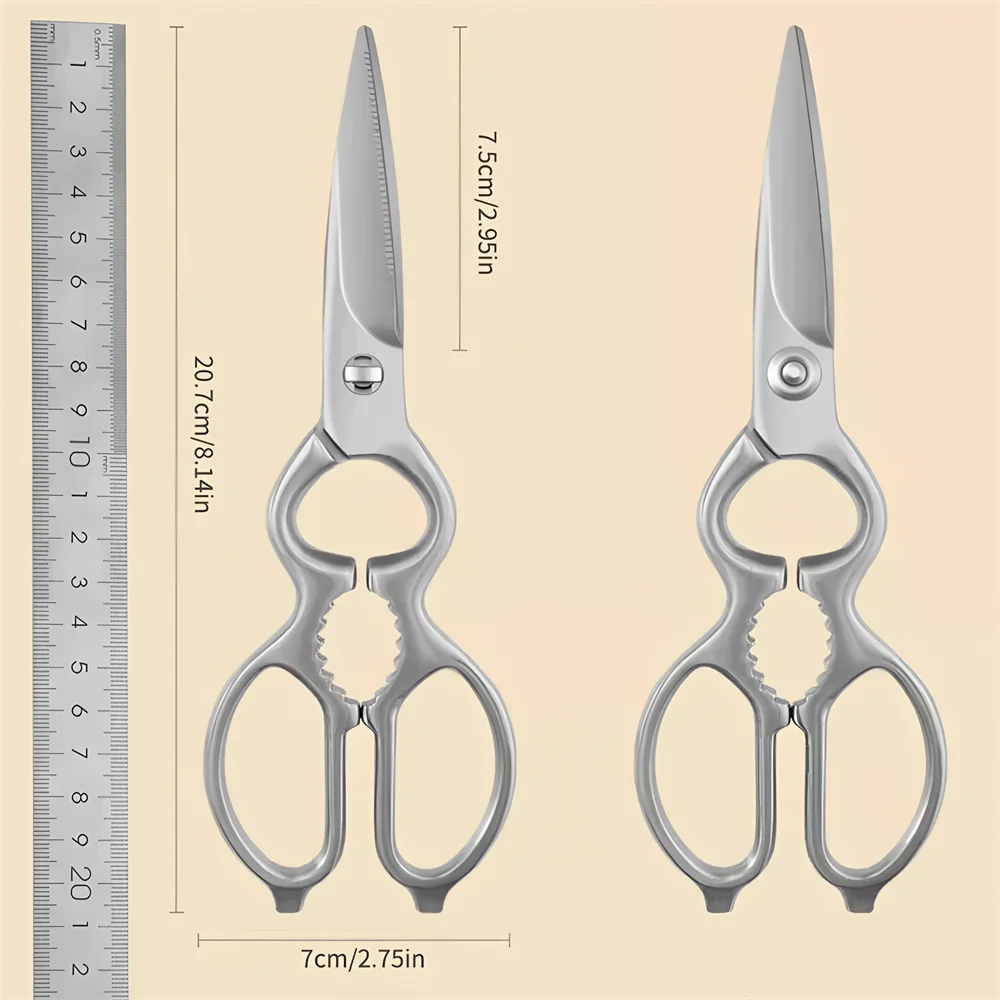 Multi-Functional Kitchen Scissors – Heavy-Duty Cooking Shears Kitchen Scissors Axl