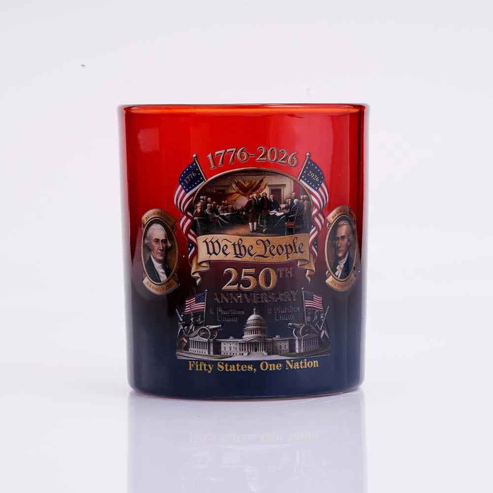 250th Anniversary Glass Decanter | 1776–2026 Collectible Collectible Decanter Axl B Cup 201-300ml