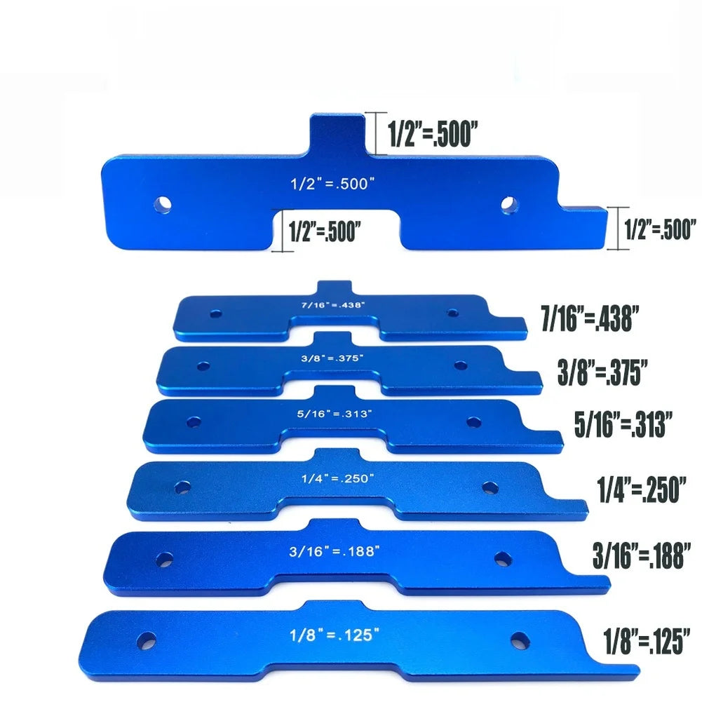 7-Piece Router Bit Height Gauge Block Set | Woodworking Tool Router Gauge Block Set Axl China Mainland