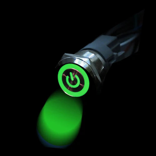 Metal LED Push Button Switch Waterproof 12–22MM | Self-Lock Push Button Switch Axl