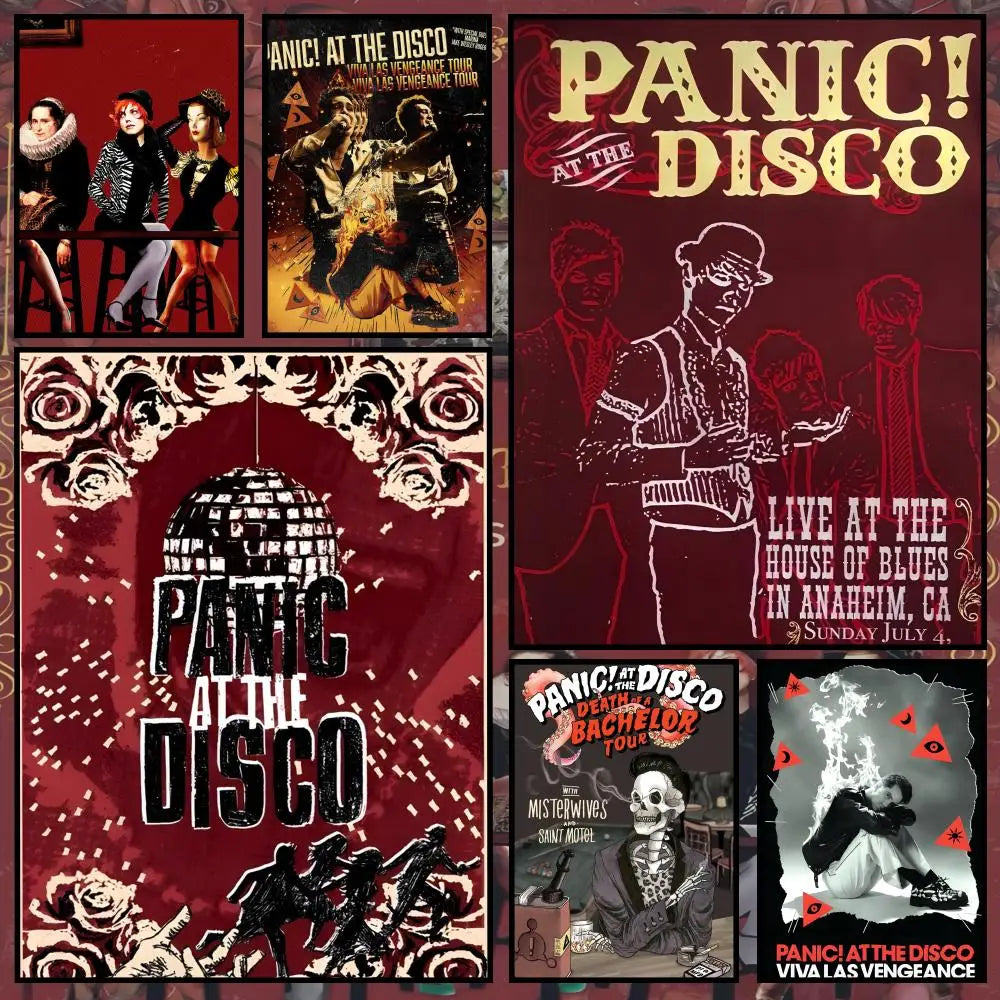Panic! at the Disco Waterproof PVC Wall Poster – Peel & Stick Wall Poster Axl