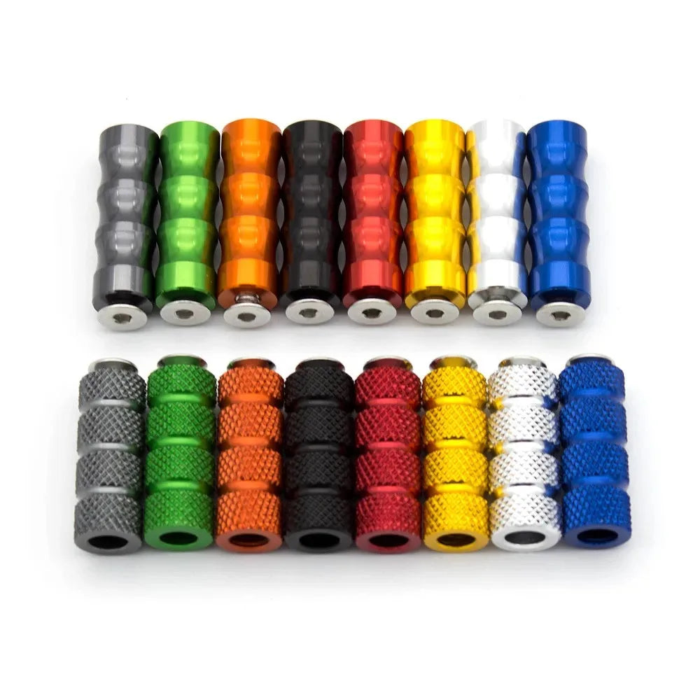 M6 CNC Aluminum Motorcycle Foot Pegs – Universal Rearset Pedal Motorcycle Foot Pegs Axl