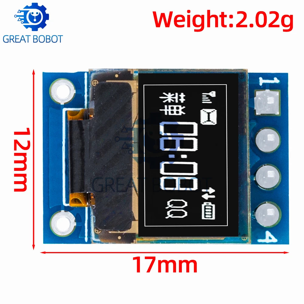 0.42" White OLED Display 72x40 I2C SPI SSD1306 for Arduino OLED Display Module Axl
