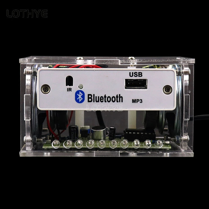 Bluetooth DIY Speaker Kit 3W+3W LED Spectrum Amplifier & Remote DIY Speaker Kit Axl