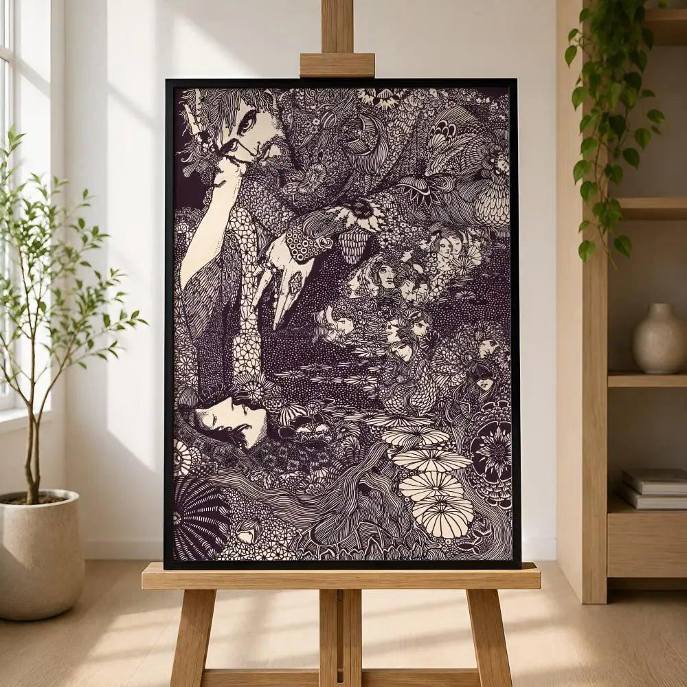 Harry Clarke Art Poster – Self-Adhesive Waterproof Wall Print Decorative Wall Poster Axl