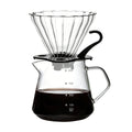 Leeseph Pour Over Coffee Maker – 600ml Glass Carafe & Dripper Pour Over Coffee Maker Axl Clear