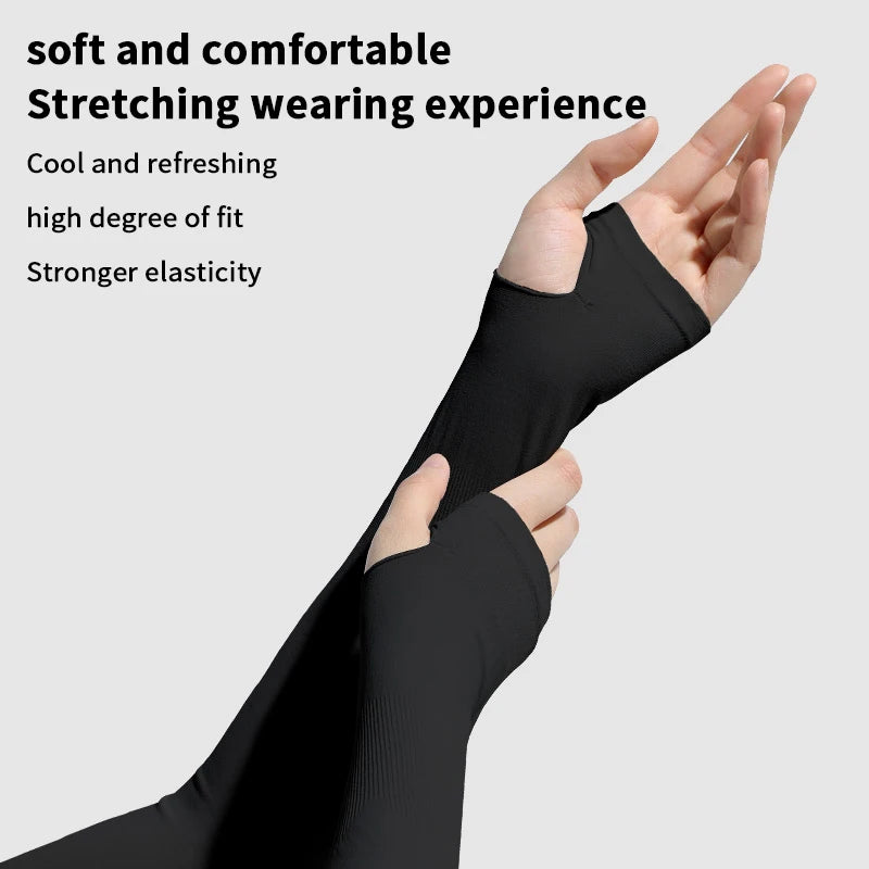 ESports Gaming Arm Sleeves – Cooling Quick-Dry Thumbhole 1 Pair Gaming Arm Sleeve Axl