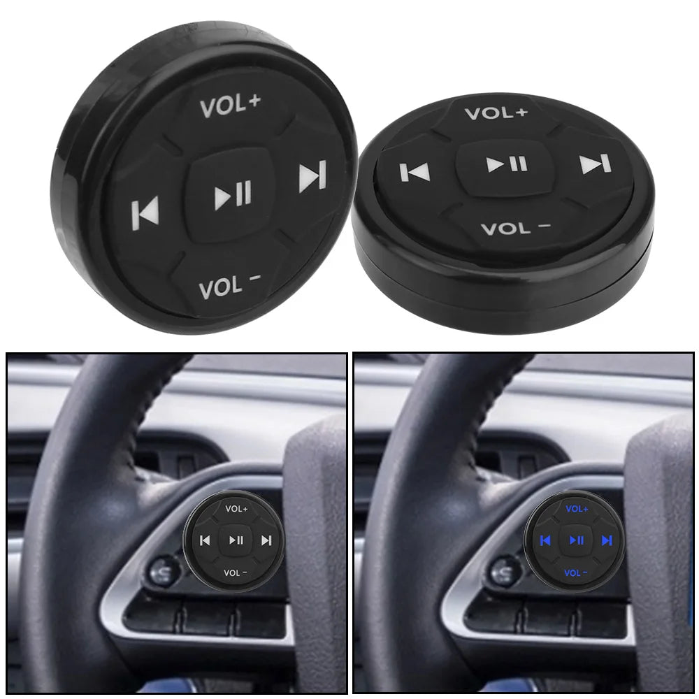 Bluetooth Steering Wheel Remote – 5-Key Car Media Controller Car Remote Control Axl Default Title